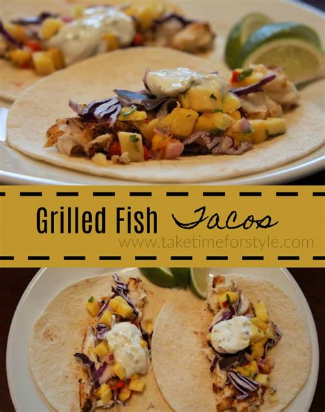 Easy Grilled Fish Tacos Recipe