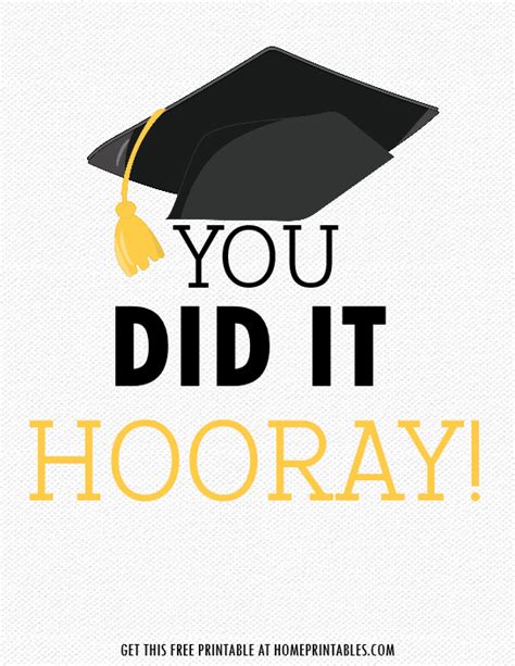 Free Graduation Printables Templates
