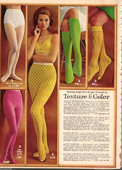 shapely leggy women in pantyhose and lingerie vtg 60 s catalog photo clipping 1799693293