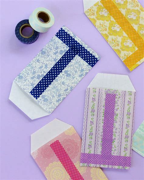 Omiyage Blogs Make Origami Envelopes Origami Envelope Washi Tape