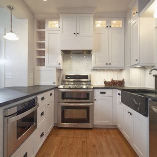 An island can add whatever you need more of to your kitchen, whether it is work space, storage, seating or all three.having table or bar seating is great for. Horseshoe Kitchen | Houzz