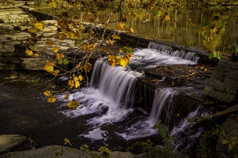 Free Images Water Fall Autumn River Waterfall Body Of Water