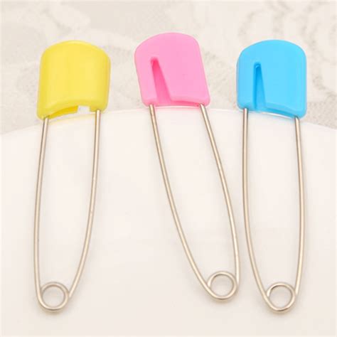 8pcs Baby Safety Pins Safety Cloth Stainless Steel Baby Bibs Apron
