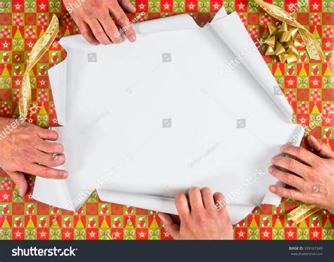 Powerpoint Template Unwrapping Present Christmas Wrapped Being Kkuinimlu
