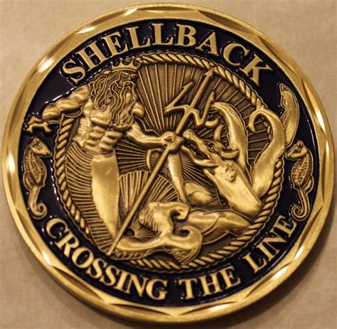 Shellback Navy Marine Corps Wyzwanie Moneta Sztuk Partia Dhl Darmowa