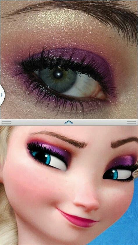 another eye make up inspired in queen elsa from frozen elsa makeup frozen makeup disney makeup