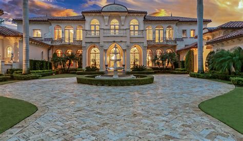Million Newly Built Mediterranean Mansion In Palm Beach Gardens My