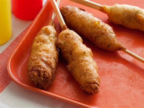 Corn Dogs | Recipe | Fair food recipes, Corndog recipe, Food network
