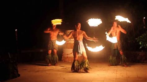 Fire Dancers And Luau Show Youtube