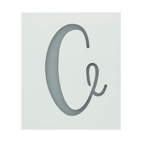 Premium Monogram Stencils Uppercase Cursive Pack Colorshot Paint