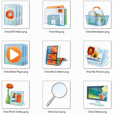 Windows Vista Icon Pack At Collection Of Windows