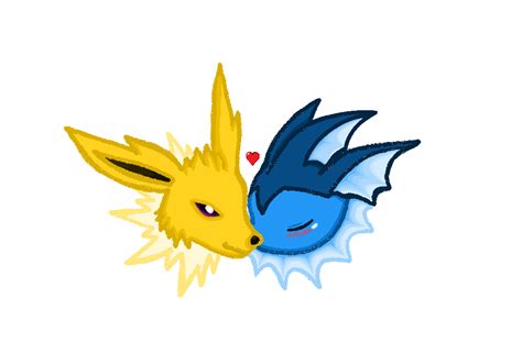 Jolteon And Vaporeon Requested By Lossetta932 On Deviantart