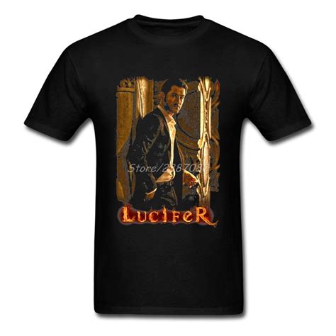 The Lucifer Finally Gave Up T Shirt Cotton Custom Short Sleeve Tshirt