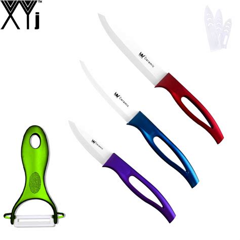 Xyj Ceramic Knives 5 Slicing 4 Utility 3 Paring Kitchen Knives