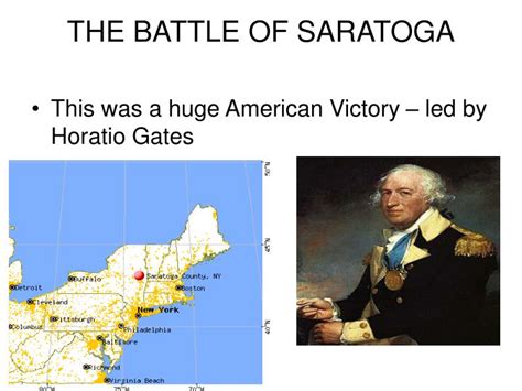 Ppt The Battle Of Saratoga Powerpoint Presentation Free Download