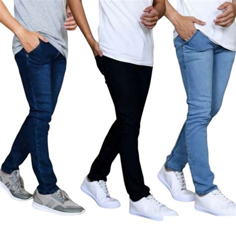 Jual Celana Panjang Pria Jeans Slimfit Bahan Melar Skinny Stretch Shopee Indonesia