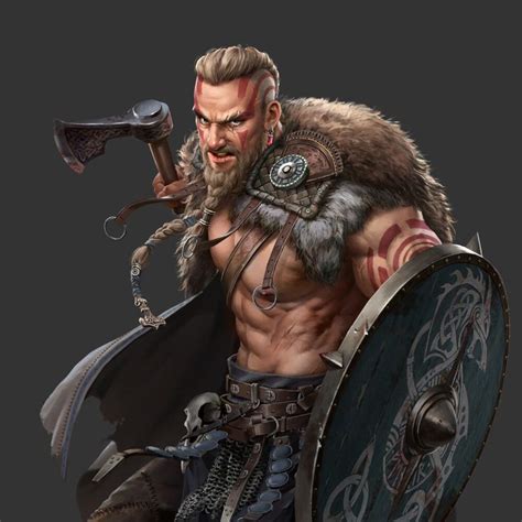 Viking Warrior Jia Liu Viking Warrior Viking Character Warrior