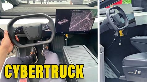 Tesla Cybertruck Heres What It Looks Like From The Drivers Seat