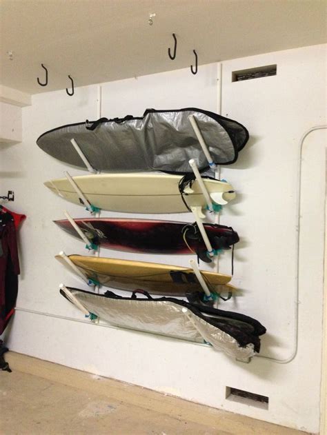 Diy garage, shed, cottage, home kits ( do it yourself garage, carport, home building kits). Surfboard Rack: PVC Pipe | Do-It-Yourself Projects | Pinterest | Surfboard rack, Surfboard fins ...
