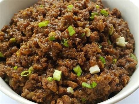 Resep nasi goreng daging sapi cincang super enak di kulkas ada daging sapi nasi goreng sapi ala resto nah kali ini saya memberikan contoh bagaimana masak nasi goreng sapi ala. Resep Daging sapi cincang buat isi Roti Goreng oleh Xander ...