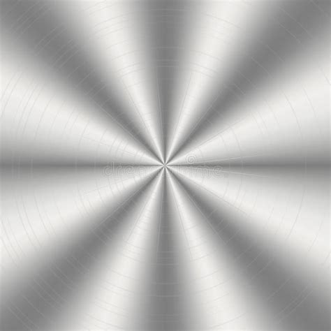 Metallic Silver Background Steel Chrome Material With A Gradient