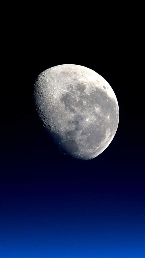 Download Wallpaper 1080x1920 Moon Full Moon Sky Space Closeup