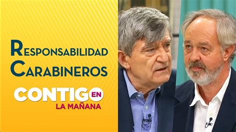 El conductor de contigo en la mañana quiso reflexionar en torno a la detención que vivió. Francisco de la Maza: "Carabineros hoy día no está a la ...
