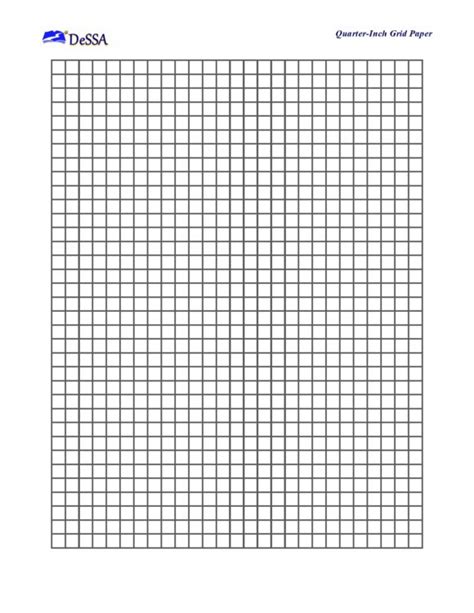 Free Printable Graph Paper 1 4 Inch Printable Templat