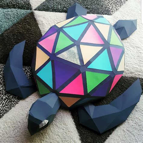 Make Your Own Papercraft Sea Turtle By Ecogami