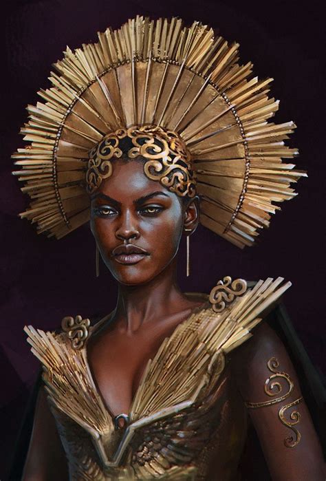 Gold Queen Alina Shutko On Artstation At Artworkxgyr1 Black Art