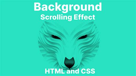 Css Fixed Background Scrolling Effect Bodh Tutorials