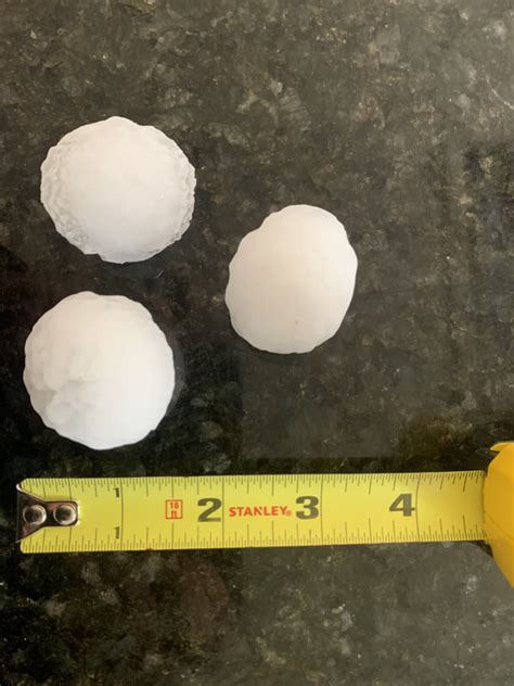 Photos Large Hail Pummels Central Texas Leaves Behind Broken