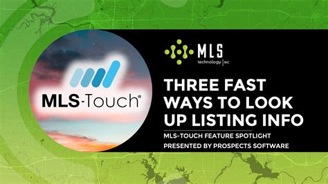 Mls Touch Feature Spotlight Three Fast Ways To Look Up Listing Info