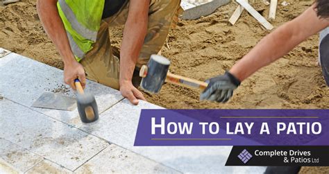 How To Lay A Patio Complete Drives And Patios Blog