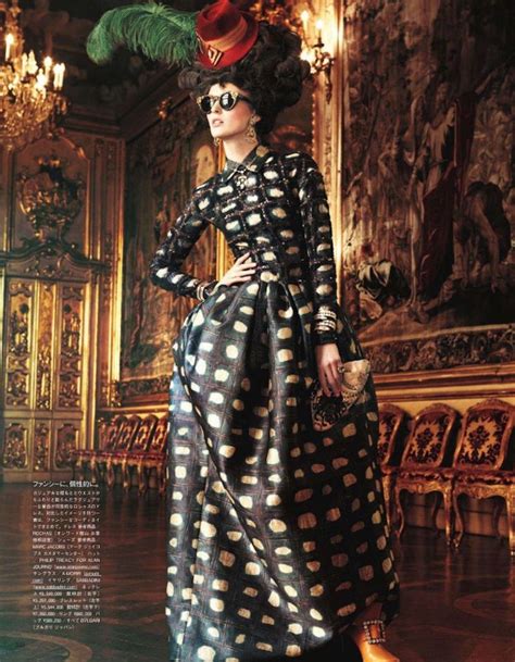 Ymre Stiekema Models Sumptuous Glamour For Vogue Japan October 2012 By
