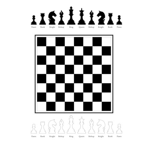Premium Vector Chess Game Vector Design With Chess Pieces