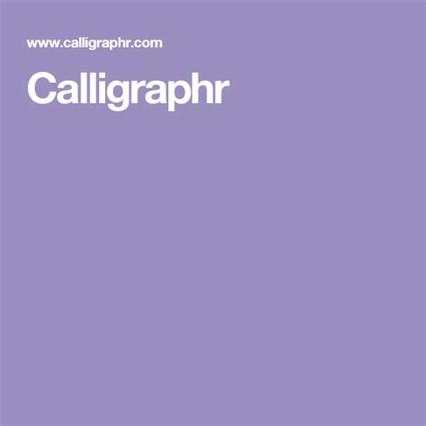 For different scripts, for example, chinese or arabic, they have developed their own way of calligraphy. Calligraphr (With images) | Create your own font, Hand ...