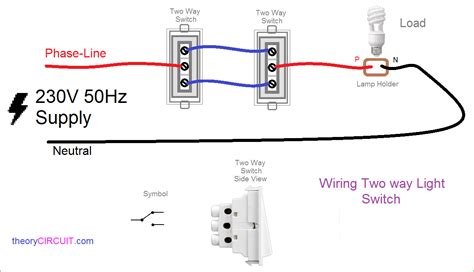 Wiring Diagram For A Light Controlled By Two Switches