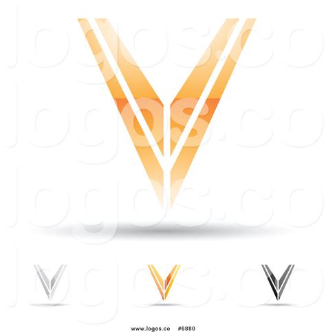 Royalty Free Clip Art Vector Logos Of Letter V Designs By