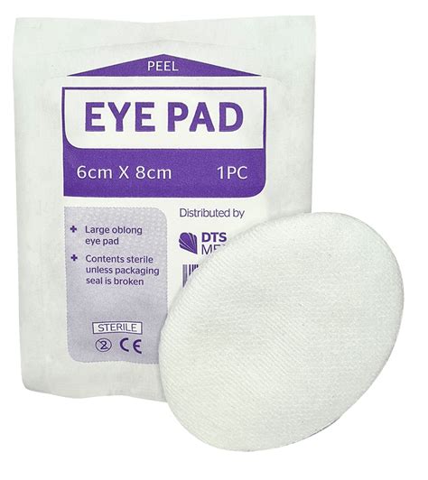 Eye Pad Large Single Sterile Meditrain First Aid Courses Over 30 Years