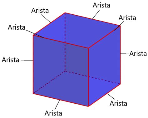 Partes De Un Cubo Caras Vértices Y Aristas Neurochispas