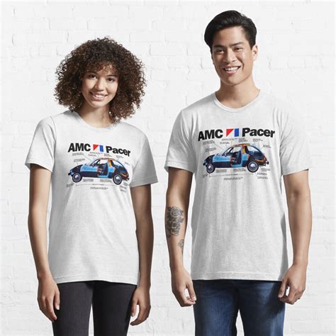 Amc Pacer T Shirt For Sale By Throwbackmotors Redbubble Amc T
