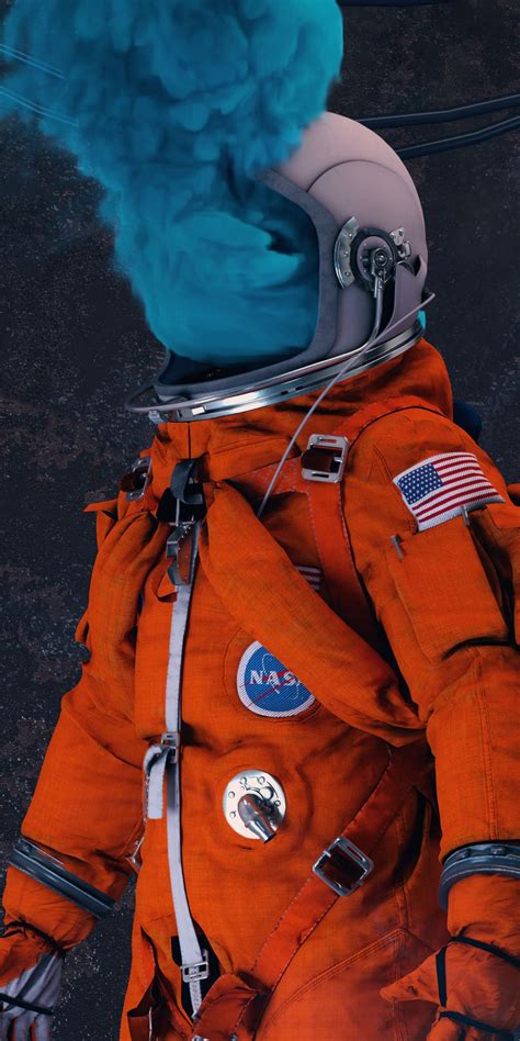 1080x2160 Astronaut Nasa Space Suit Surreal Wallpaper Astronauta