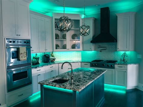 Full Color Led Accent Lighting Great For Kitchens And Man Caves By