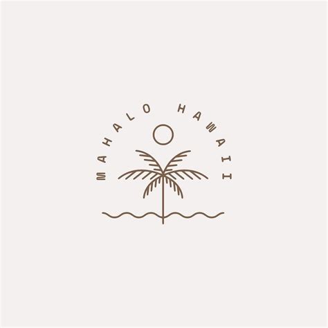 Palm Tree Logo Minimal Img Nu