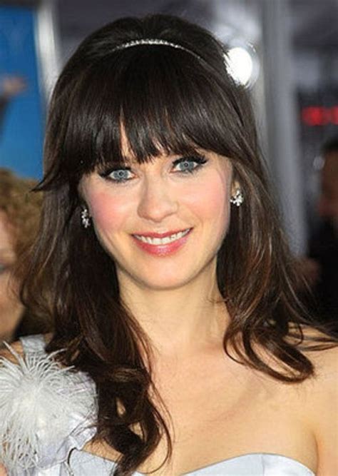 With highlights, ombre, and babylights, there are plenty of ways to change up. Zooey Deschanel's Makeup At The Yes Man Premiere In Los Angeles | Zooey deschanel hair, Hair ...