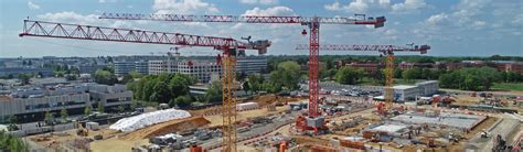High Capacity Potain Tower Cranes Selected For French Data Center