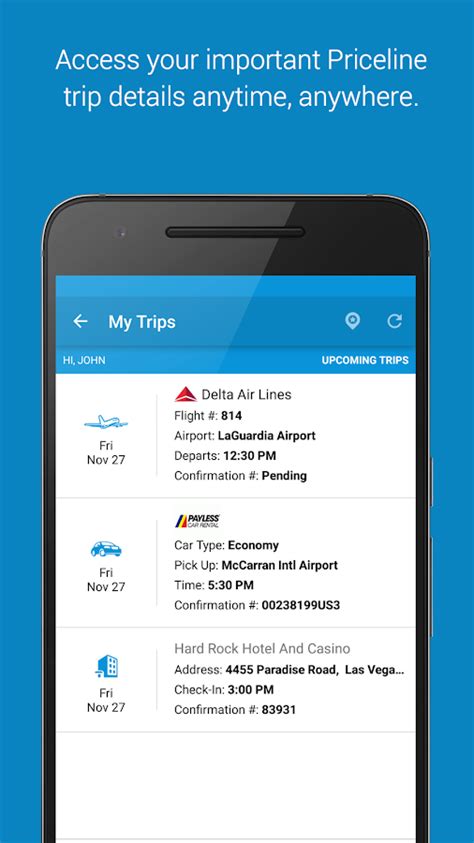Health & fitness tracking app. Priceline Hotel, Flight & Car - Android Apps on Google Play