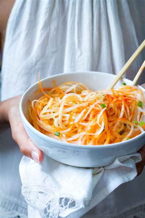 Carrot And Daikon Noodle Salad Recipe Eatwell101