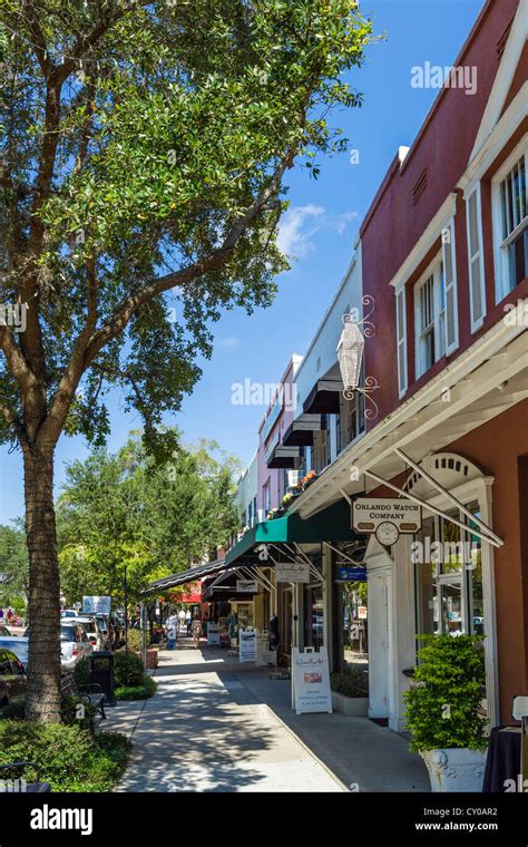 Downtown Winter Park Florida United Hi Res Stock Photography And Images